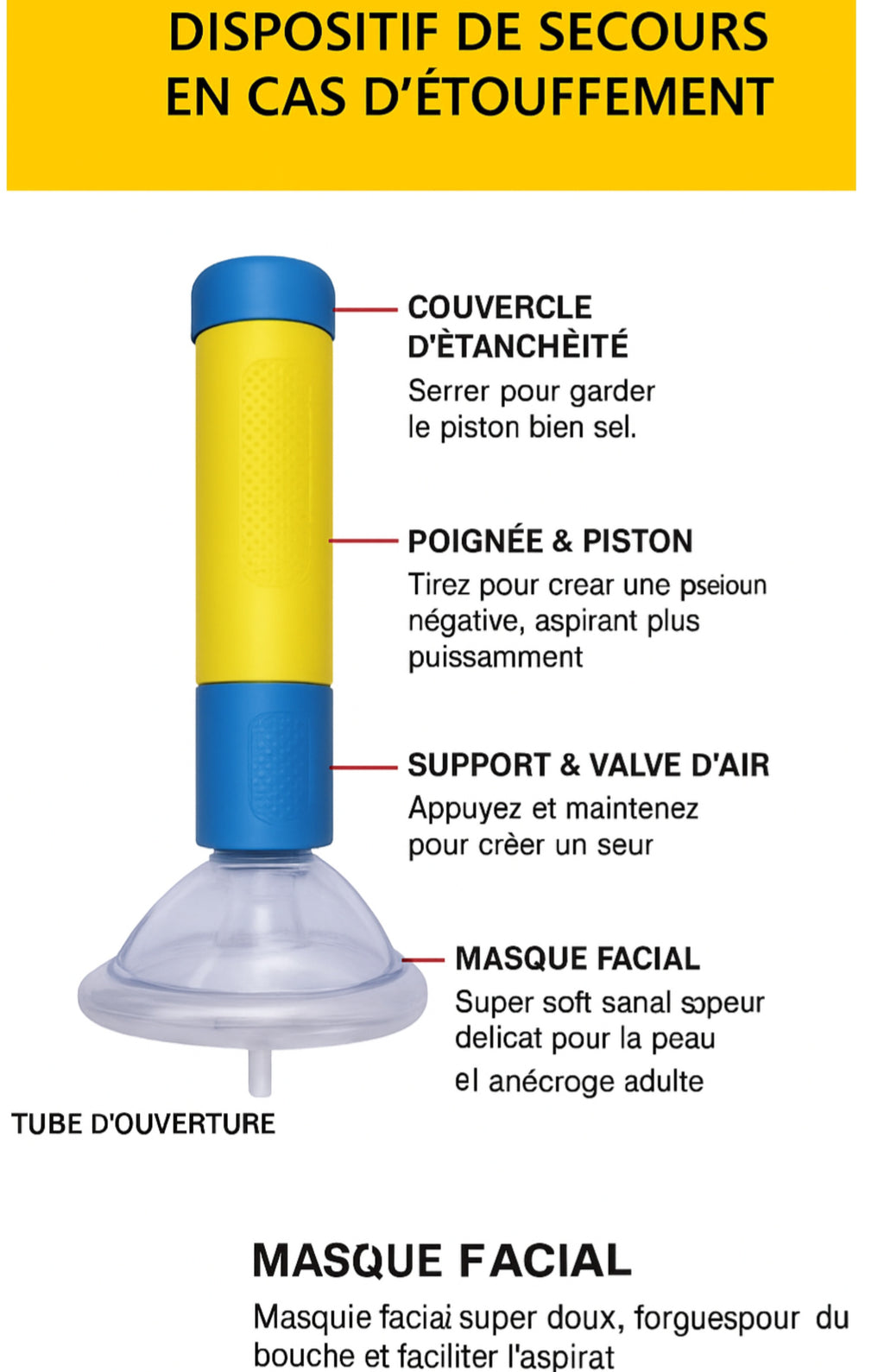 Dispositif anti-étouffement SanteExellence